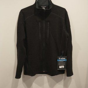 Kuhl Men Interceptr Knit Premium Fleece Full Zip Jacket Charcoal #3183 Size L